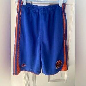 Boys Adidas NY Knicks shorts. Size medium (10/12). New with tags.